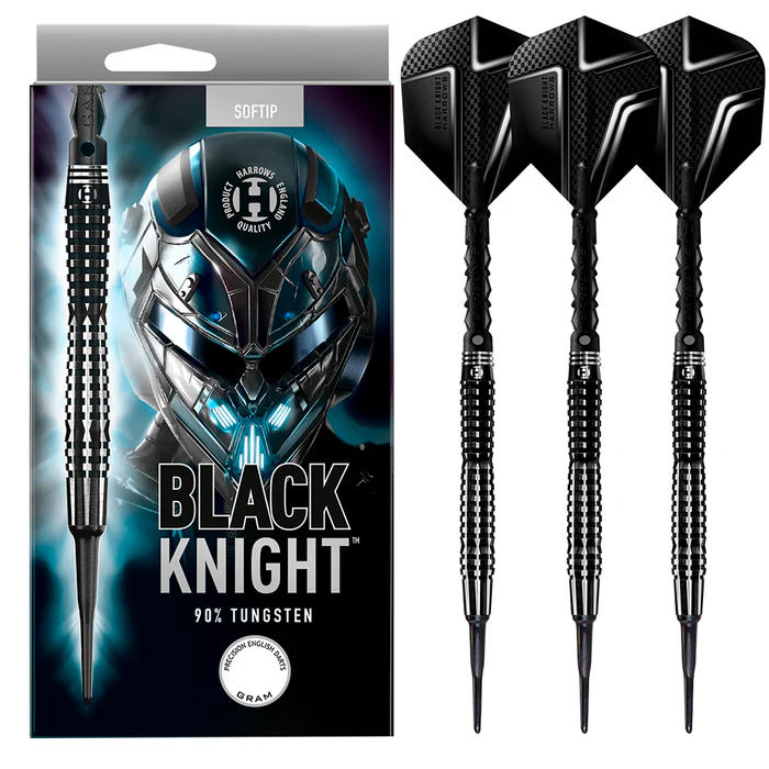 - - Harrows - Black Knight - - 20g Softdarts